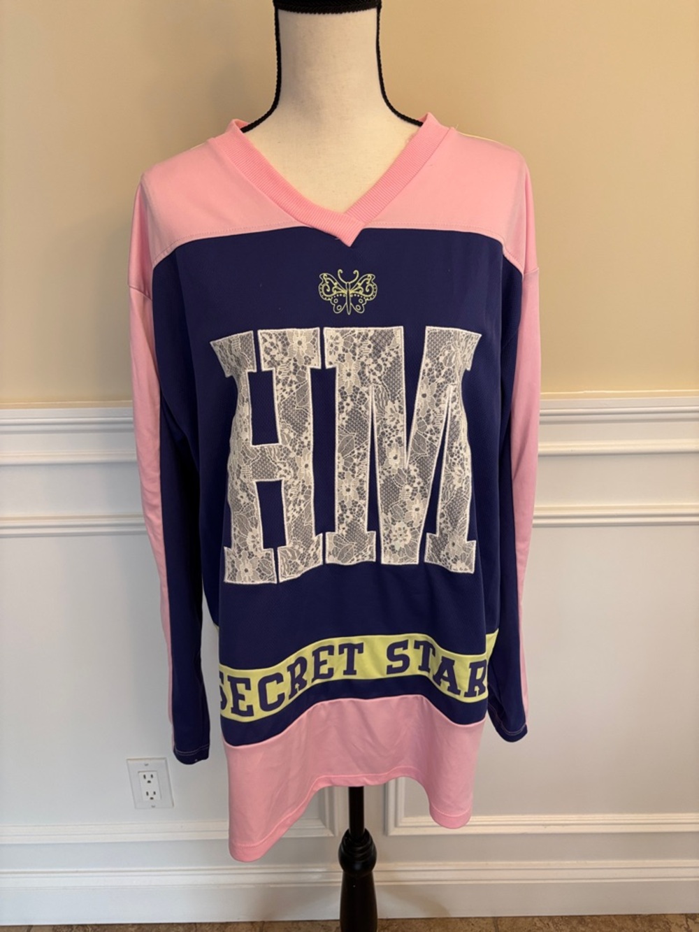 Disney Pink and Navy 'HM Secret Star' Long Sleeve Shirt